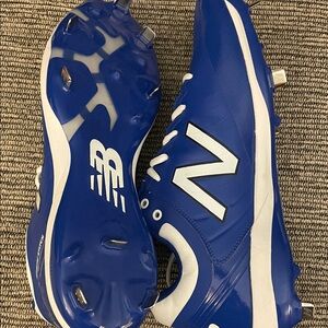 New Balance Men's Blue and White Cleats 4040  NWOT